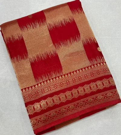 Premium Viscose Silk Rich Pallu Saree